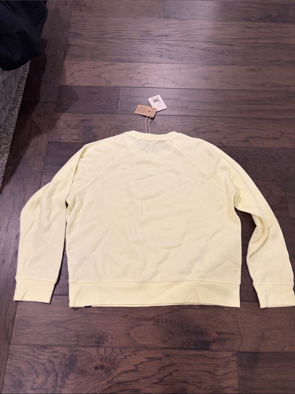 New with Tags Faherty Beach Fleece Crew Sz L - Picture 7 of 8